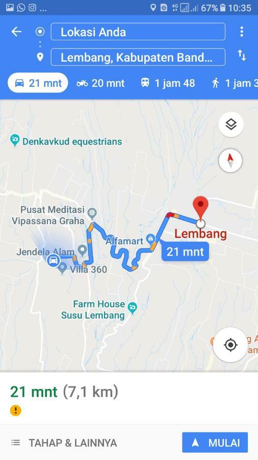 Homestay Triniti Лембанг Экстерьер фото